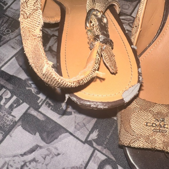 Coach Monogram Wedges - Picture 4 of 7